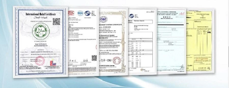 Coleus forskholii extract certificate